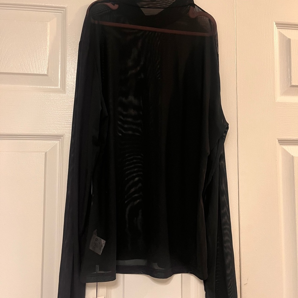 Sheer Women's Top Kate Kasin 2XL